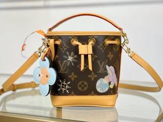 【M12221】 LOUIS VUITTON ルイヴィトン モノグラム バッグ スーパーコピー 25新作 Nano Noe ナノ･ノエ レディース ショルダーバッグ