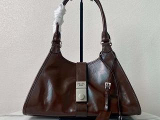 【1BG563-1】 PRADA プラダ バッグ スーパーコピー 新作 ミディアム レザー トートバッグ レディース ショルダーバッグ