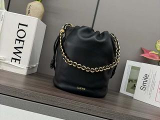【BucketA411-5】 LOEWE ロエベ バッグ コピー 新作 Flamenco Purse Bucket フラメンコパース バケットバッグ（メローナパラム） ショルダーバッグ ゴールド金具