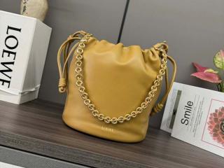 【BucketA411-6】 LOEWE ロエベ バッグ スーパーコピー 新作 Flamenco Purse Bucket フラメンコパース バケットバッグ（メローナパラム） ショルダーバッグ ゴールド金具