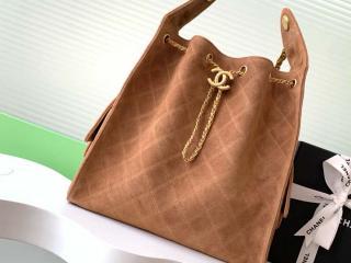 【AS5311-4】 CHANEL シャネル バッグ コピー 25新作 HOBO ホーボー バッグ スウェードカーフスキン レディース ショルダーバッグ