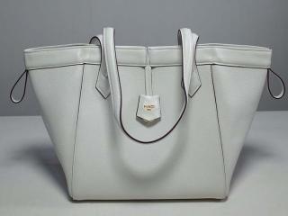 【Origami27-4】 FENDI Origami フェンディ バッグ スーパーコピー 新作 ミディアム ホワイトレザー 変形バッグ レディース ショルダーバッグ