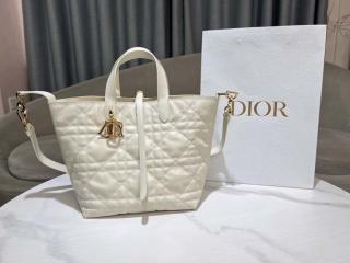 【M2836OSNW-3】 Dior Toujours ディオール バッグ スーパーコピー 25新作 バーティカル トートバッグ ミディアム マクロカナージュ カーフスキン 6色可選択