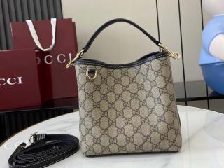 【815118-1】 GUCCI グッチ バッグ コピー 25新作 〔GGエンブレム〕ミニ バケットバッグ レディース ショルダーバッグ 3色可選択