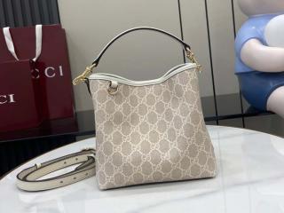 【815118-3】 GUCCI グッチ バッグ コピー 25新作 〔GGエンブレム〕ミニ バケットバッグ レディース ショルダーバッグ 3色可選択