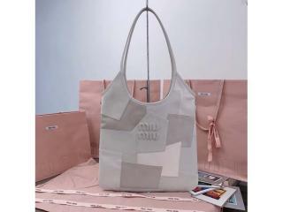 【5BG231-10】 MIUMIU ミュウミュウ バッグ コピー 新作 アイビー レザー パッチワーク レディース ショルダーバッグ