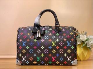 【M13257】 LOUIS VUITTON ルイヴィトン モノグラム・マルチカラー バッグ コピー 25新作 LV × TM Speedy スピーディ･バンドリエール 30 ショルダーバッグ