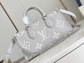 【M14213】 LOUIS VUITTON ルイヴィトン モノグラム・アンプラント バッグ スーパーコピー 25新作 Onthego オンザゴー EW レディース ショルダーバッグ