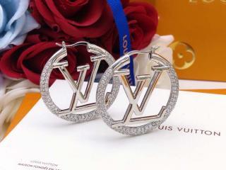 「LOUIS VUITTON」 スーパーコピー ルイ・ヴィトン 偽物 ピアス ホワイトゴールド