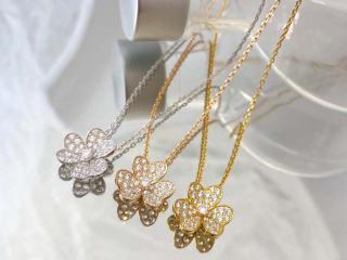 Van Cleef & Arpels ヴァン クリーフアンドアーペル 偽物 アクセサリー スーパーコピー ネックレス 2色可選択