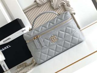 【AP4407-2】 CHANEL シャネル バッグ スーパーコピー 25新作 ロング ヴァニティケース グレインド カーフスキン レディース ショルダーバッグ 5色可選択