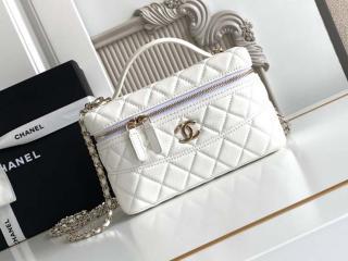 【AP4407-4】 CHANEL シャネル バッグ スーパーコピー 25新作 ロング ヴァニティケース グレインド カーフスキン レディース ショルダーバッグ 5色可選択