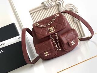 【AS3787-2】 CHANEL シャネル バッグ コピー 25新作 スモール バックパック グレインド カーフスキン レディースバッグ 7色可選択 AS3860
