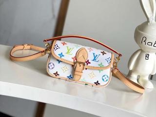 【M14194】 LOUIS VUITTON ルイヴィトン モノグラム・マルチカラー バッグ スーパーコピー 25新作 ナノ･ディアヌ レディース ショルダーバッグ
