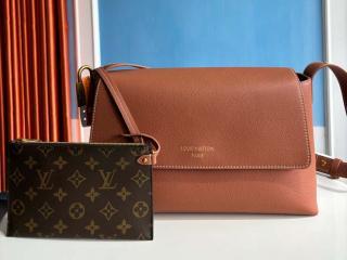 【M13151】 LOUIS VUITTON ルイヴィトン モノグラム バッグ スーパーコピー 25新作 ロウキー・メッセンジャーバッグ レディース ショルダーバッグ コニャック