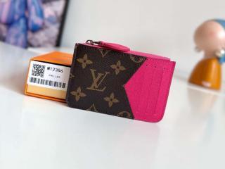 【M12386】 LOUIS VUITTON ルイヴィトン モノグラム 財布 スーパーコピー 25新作 カードケース ポルト カルト･ロミー ラウンドファスナー財布