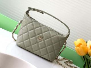 【AP4386-3】 CHANEL シャネル バッグ スーパーコピー 25新作 チェーン ホーボー バッグ グレインド カーフスキン レディース ショルダーバッグ 4色可選択
