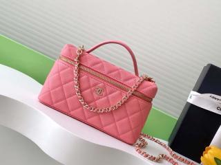 【AP4385-3】 CHANEL シャネル バッグ スーパーコピー 25新作 ヴァニティバッグ グレインド カーフスキン レディース ショルダーバッグ 10色可選択