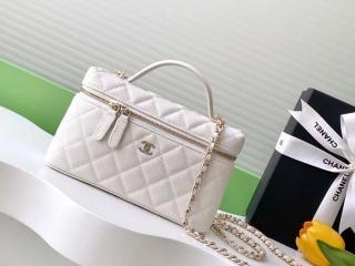 【AP4385-5】 CHANEL シャネル バッグ スーパーコピー 25新作 ヴァニティバッグ グレインド カーフスキン レディース ショルダーバッグ 10色可選択