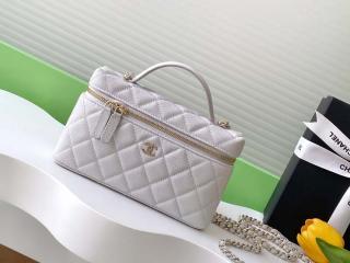 【AP4385-6】 CHANEL シャネル バッグ コピー 25新作 ヴァニティバッグ グレインド カーフスキン レディース ショルダーバッグ 10色可選択