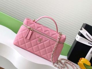【AP4385-7】 CHANEL シャネル バッグ スーパーコピー 25新作 ヴァニティバッグ グレインド カーフスキン レディース ショルダーバッグ 10色可選択