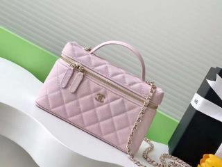 【AP4385-8】 CHANEL シャネル バッグ コピー 25新作 ヴァニティバッグ グレインド カーフスキン レディース ショルダーバッグ 10色可選択