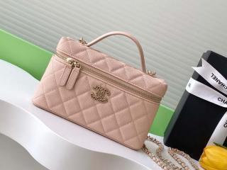 【AP4531-7】 CHANEL シャネル バッグ コピー 25春夏新作 ヴァニティバッグ グレインド カーフスキン レディース ショルダーバッグ 10色可選択
