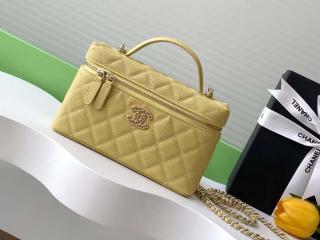 【AP4531-8】 CHANEL シャネル バッグ スーパーコピー 25春夏新作 ヴァニティバッグ グレインド カーフスキン レディース ショルダーバッグ 10色可選択