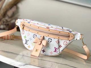 【M13660】 LOUIS VUITTON ルイヴィトン モノグラム・マルチカラー バッグ コピー 25新作 LV × TM バムバッグ レディース ボディバッグ