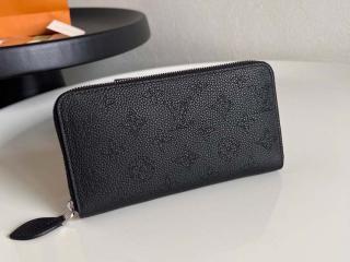 【M61867】 LOUIS VUITTON ルイヴィトン マヒナ 財布 スーパーコピー 新作 ジッピー・ウォレット ヴィトン レディース 人気 長財布 ノワール