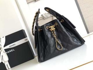 【AS5293-1】 CHANEL シャネル バッグ スーパーコピー 25新作 HOBO スエード ホーボー バッグ グレインドカーフスキン レディース ショルダーバッグ