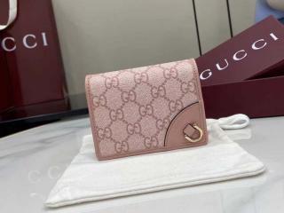 【820692 FAD6L 8459】 GUCCI グッチ 財布 コピー 25新作 〔GGエンブレム〕ミニ ウォレット(コイン＆紙幣入れ付き） レディース 二つ折り財布