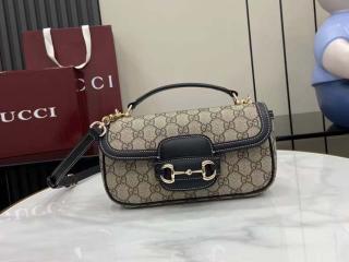【815206 FAD6L 9741】 GUCCI グッチ バッグ コピー 25新作 〔グッチ ホースビット 1955 ソフト〕スモール トップハンドルバッグ ショルダーバッグ