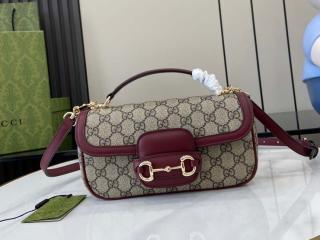 【815206 FAD6M 8759】 GUCCI グッチ バッグ コピー 25新作 〔グッチ ホースビット 1955 ソフト〕スモール トップハンドルバッグ ショルダーバッグ