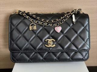 【AP4537-4】 CHANEL シャネル バッグ スーパーコピー 25春夏 プレコレクション チェーンウォレット パーリー ラムスキン レディース ショルダーバッグ