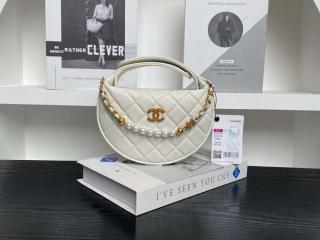 【AP4584-2】 CHANEL シャネル バッグ コピー 25春夏 ポーチ グレインド カーフスキン & コスチューム パール レディース ショルダーバッグ 5色可選択