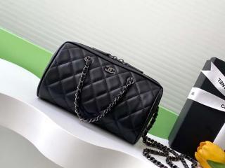【AP4474 B06311 94305】 CHANEL シャネル バッグ スーパーコピー 25春夏 ミニボストンバッグ ラムスキン レディース ショルダーバッグ