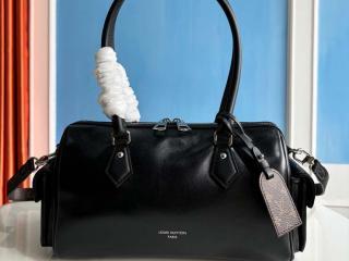 【M12934】 LOUIS VUITTON ルイヴィトン バッグ コピー 25新作 スピーディ･カーゴ バイブ レディース ショルダーバッグ ブラック