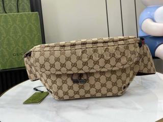 【804262 FADUK 9853】 GUCCI グッチ バッグ スーパーコピー 25新作 GGキャンバス ラージ ベルトバッグ メンズ ボディバッグ
