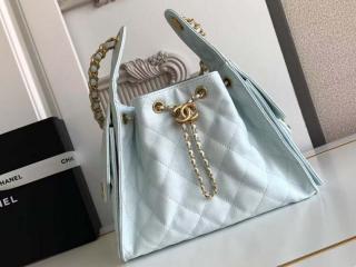 【AS5293-3】 CHANEL シャネル バッグ スーパーコピー 25新作 HOBO スエード ホーボー バッグ グレインドカーフスキン レディース ショルダーバッグ
