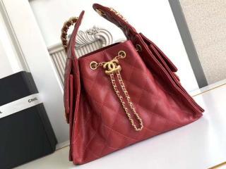 【AS5293-6】 CHANEL シャネル バッグ コピー 25新作 HOBO スエード ホーボー バッグ グレインドカーフスキン レディース ショルダーバッグ