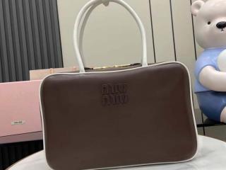 楽天市場】MIUMIU【ミュウミュウ】5BB117 レザートップハンドル