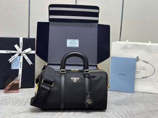 PRADA サフィアーノレザー ビジュースタッズ ハンドバッグ レア 1BB233-1】 PRADA プラダ バッグ スーパーコピー 25新作 Re