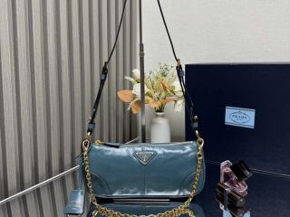 【1BC221-2】 PRADA プラダ バッグ コピー 25新作 Re-Edition 2002 ミディアム レザー レディース ショルダーバッグ