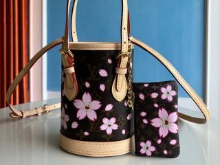 【M13417】 LOUIS VUITTON ルイヴィトン モノグラム バッグ コピー 25新作 LV × TM ナノ･バケット レディース ショルダーバッグ