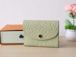 【M14084】 LOUIS VUITTON ルイヴィトン モノグラム･アンプラント 財布 コピー 25新作 LV × TM ポルトモネ･ロザリ レディース 二つ折り財布 グリーンティー 