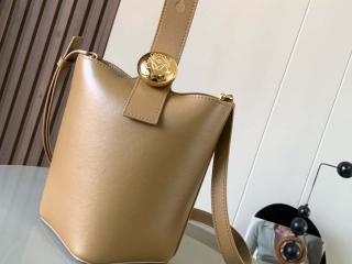 【AANBBBMX01-2】 LOEWE ロエベ バッグ コピー 25新作 Pebble Bucket ペブル バケットバッグ ミニ（スムースカーフ） ショルダーバッグ 7色可選択