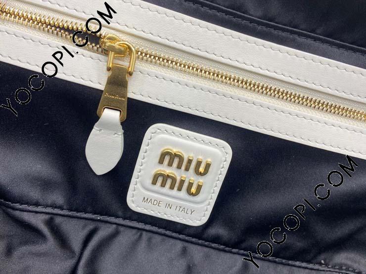 新作☆直営店 MiuMiu ボーレザーバッグ ブラック 5BB173 ブラック ボー レザー バッグ | Miu Miu