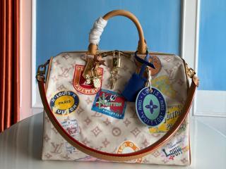 【M14587】 LOUIS VUITTON ルイヴィトン モノグラム バッグ コピー 25新作 スピーディ･バンドリエール 30 ソフト レディース ショルダーバッグ
