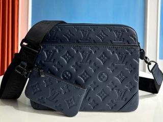 【M14785】 LOUIS VUITTON ルイヴィトン モノグラム･シャドウ バッグ コピー 25新作 トリオ･メッセンジャー メンズ ショルダーバッグ